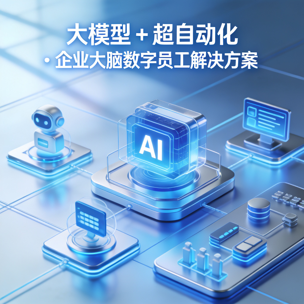 大模型 + 超自动化 · 企业大脑数字员工